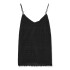 VMHONEY LACE SINGLET WVN GA BLACK