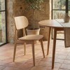 Silla de Comedor Madera natural Beige Lisboa - Origen Silla de Comedor Madera natural Beige Lisboa - Origen