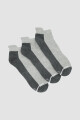 Pack x3 medias cortas con diseño deportivo Variante 41