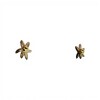 Caravanas Flor de Estrella Plata- Plata 925- Sin Piedra- CA4107 sinpiedra