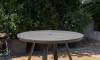 Mesa redonda de Patio Diámetro 119cm - Urbanite Gris