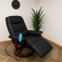 Sillón Ejecutivo Masaje Calefacción Apoyapies Cuerina NEGRO