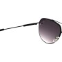 Lentes De Sol Ultralight Aviador De Acero Inoxidable Degradado/Negro