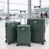 Set de Valijas Rígidas x3 con Ruedas 360° – Equipaje de Viaje Verde