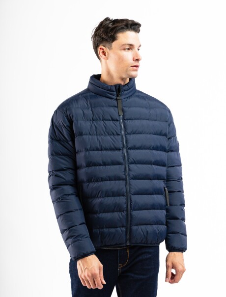 Campera Nylon Capitoneada Clasica Granada Marino