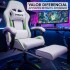 Silla Gamer Ergonomica Escritorio Reclinable con Apoyapies Soporta 200kg IMBACK Color Blanco y Verde Silla Gamer Ergonomica Escritorio Reclinable con Apoyapies Soporta 200kg IMBACK Color Blanco y Verde