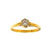 Anillo Solitario-Oro bajo-Piedra Zirconia-AN8061 conpiedra
