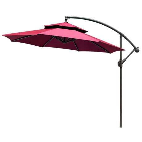 Sombrilla descentrada para jardin 2.7m varios colores Sombrilla descentrada para jardin 2.7m varios colores
