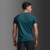 Polo Running Aero Mesh Tee Hombre Dark Moss/silver Reflective
