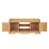 RACK 2 PUERTAS 1 ESTANTE CERA NATURAL P1401 RACK 2 PUERTAS 1 ESTANTE CERA NATURAL P1401
