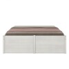 Cama Madera Maciza Con Cajones - 2 plazas - Linea Beauty Blanco