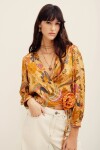 CAMISA WRAP BALI Mostaza