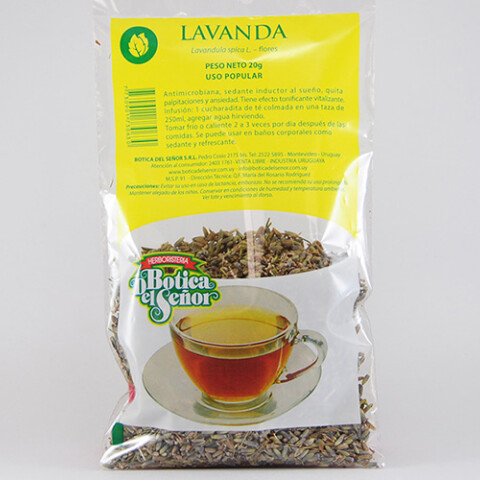 Infusiones en bolsa Botica del Señor Lavanda 25 g