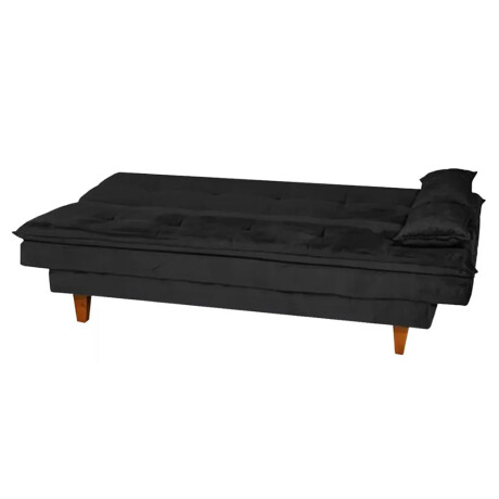 SOFÁ CAMA SILLÓN TAPIZADO NEGRO