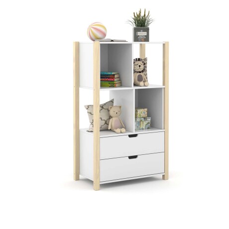 ORGANIZADOR MDF-Y-MADERA BLANCO FELICITAS