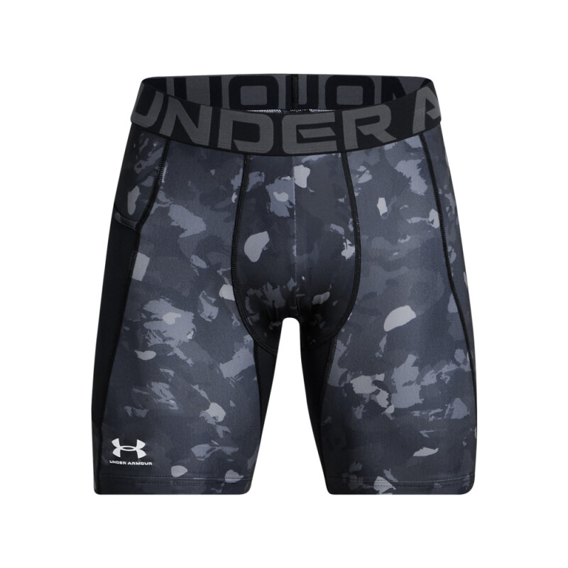 UA HG Armour Prtd Comp Sts-GRN BLK-001