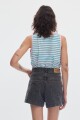 Short Arlo Soft Stone