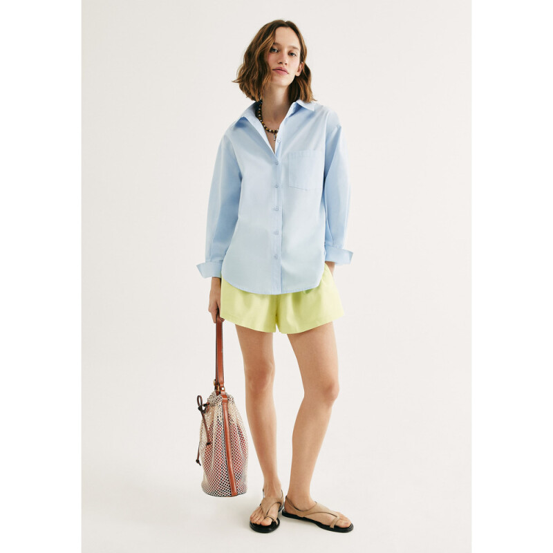 SHORTS FEM VERDE LIMAO