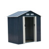 Caseta Galpon Jardin Lumax meridan Gris Oscuro 196x131x204 Caseta Galpon Jardin Lumax meridan Gris Oscuro 196x131x204