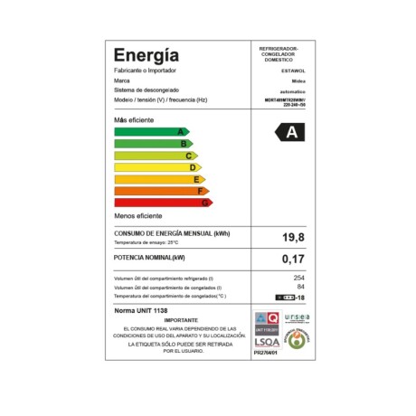 Heladera Midea MDRT489 inverter negra con dispensador Heladera Midea MDRT489 inverter negra con dispensador