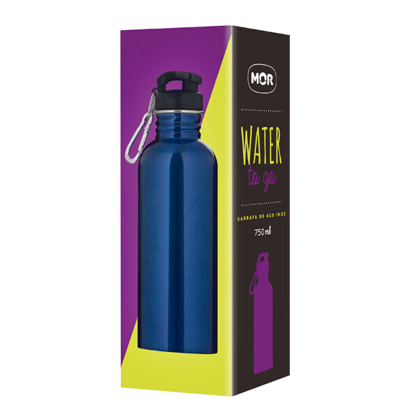 BOTELLA ACERO INOXIDABLE 750 ML. WATER TO GO MULTICOLOR