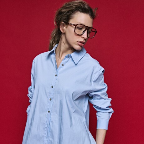 CAMISA IVANKA Celeste