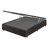 Box Baúl Negro Para Colchón De 2 Plazas 1.38 X 1.88m Box Baúl Negro Para Colchón De 2 Plazas 1.38 X 1.88m
