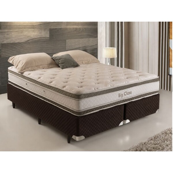 SOMMIER QUEEN DE RESORTES Y ESPUMA - BIG CLASS SOMMIER QUEEN DE RESORTES Y ESPUMA - BIG CLASS