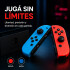 Control Joystick Para Nintendo Switch Inalámbrico Bluetooth Color Rojo y Azul.