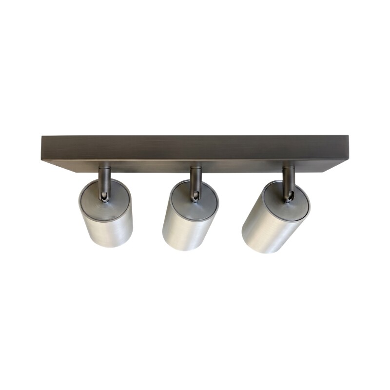 AASOL30 Luminaria de Techo Leticia Triple Plateado