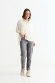 Cardigan con bolsillos CREMA