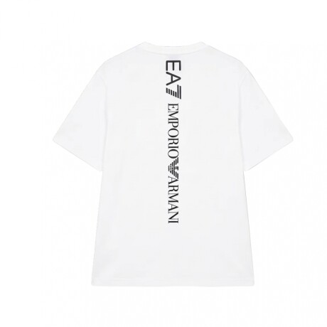 Remera EA7 Emorio Armani Logo Series Cotton White