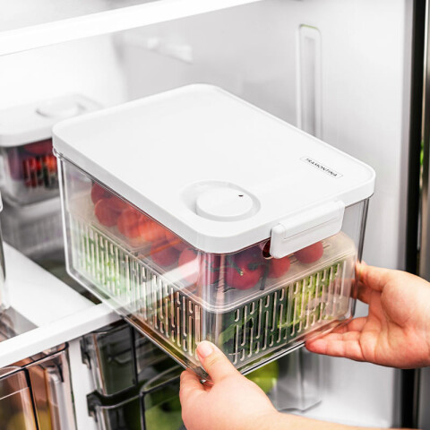 Organizador para heladera 6,2 lt con tapa -TRAMONTINA TF0404