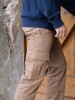 Pantalón cargo flex Beige