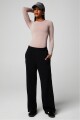 Year Round Terry Wide Leg Sweatpant Black