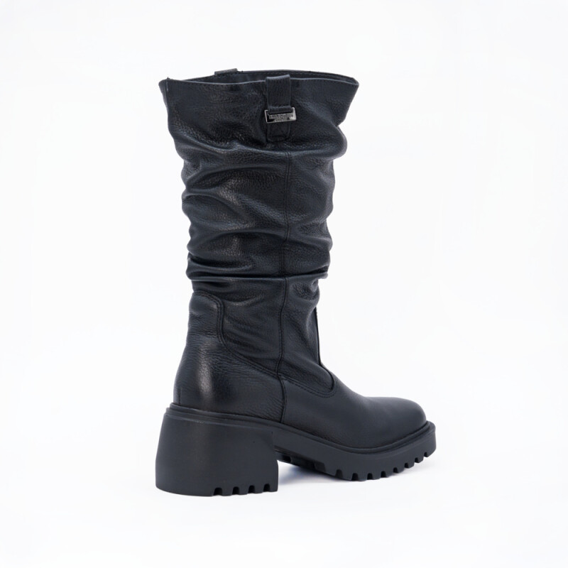 COURO BURNISH PRETO NEGRO