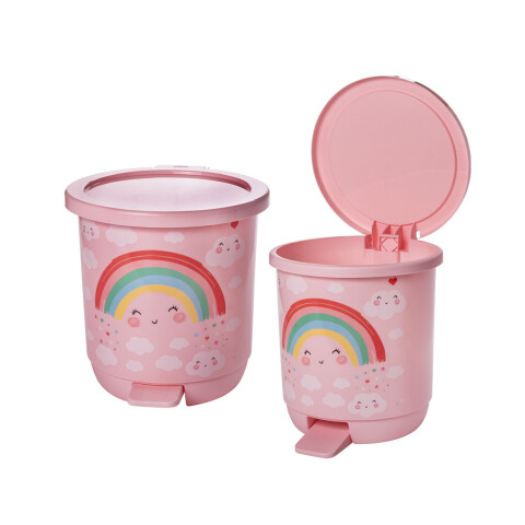 Basurero Infantil con Pedal ARCOIRIS 1