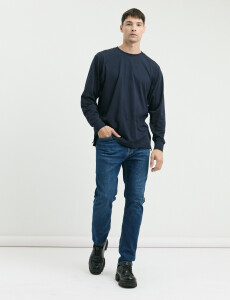 520682 T-SHIRT HARRINGTON LABEL Azul Oscuro