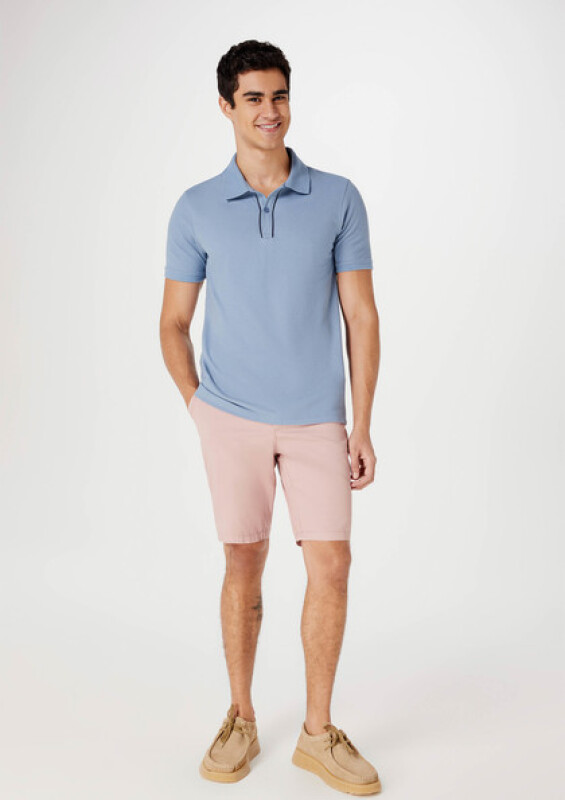 BERMUDA MASC ROSA/GRAFITO