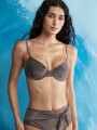 TOP CON COPA AFRODITA MARRON