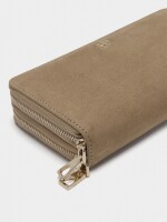 Cartera Efecto Piel L taupe
