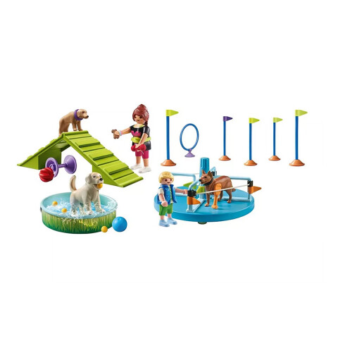 Parque de Entrenamiento Perros Playmobil 61 Piezas U