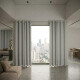 Cortina 100% Blackout set 4 paños 135 x 220 GRIS