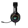 Auriculares Havit H2232D Gaming Negro RGB con cable 3.5 USB y microfono Auriculares Havit H2232D Gaming Negro RGB con cable 3.5 USB y microfono