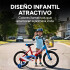 Bicicleta Infantil Doumoer R16 Canasto Parrilla Guardabarros Rojo 1