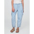 DNM PARACHUTE PANT LIGHT WASH