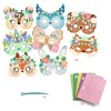 Máscaras de mosaico para decorar animales del bosque Djeco Máscaras de mosaico para decorar animales del bosque Djeco