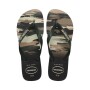 Sandalias Havaianas Top Camu FC Hombre Negro/Verde Oliva