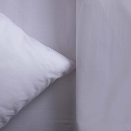 JUEGO DE SÁBANAS 1 PLAZA ALGODON BLANCO COTTON BASIC 180 HILOS