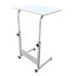 Mesa Computadora Pie Antidezlisante Para Cama Sillon Color Blanco